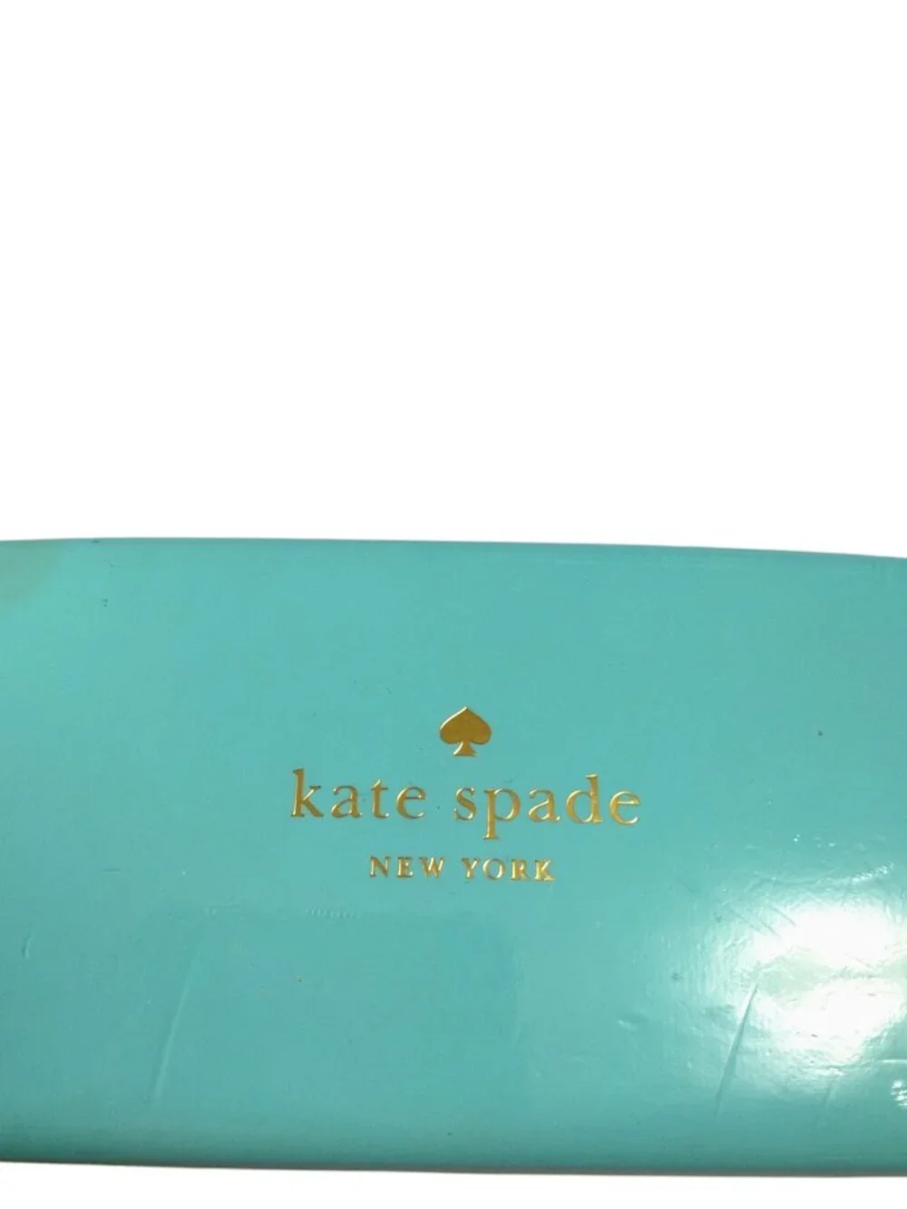 Kate Spade New York  Blue Green 2-Tone Hard Shell Eyeglass Sunglass Case